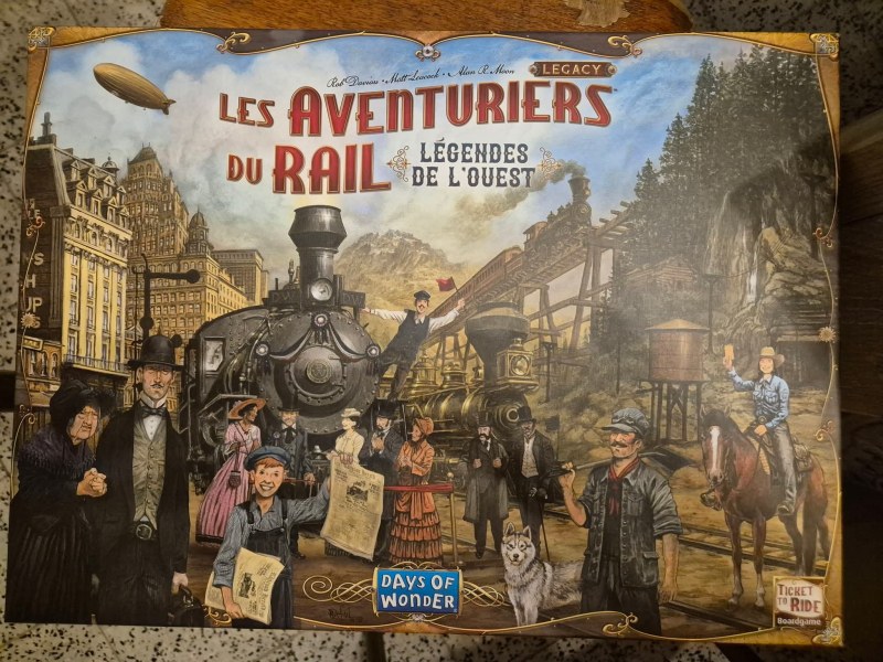 Affiche Les aventuriers du rail Legacy